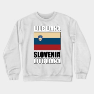 Flag of Slovenia Crewneck Sweatshirt